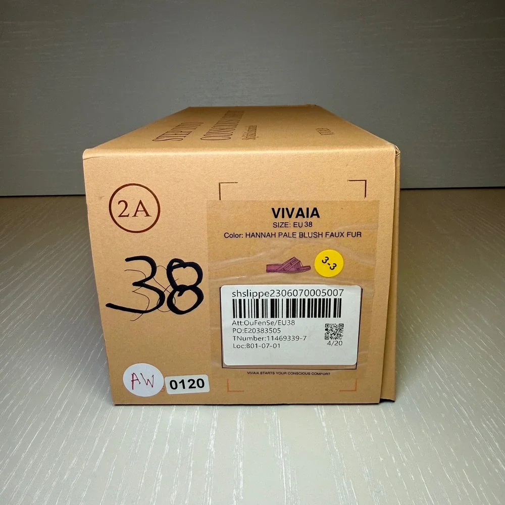 VIVAIA Round-Toe Espadrille‎ Mules | NWT - EU 38 / US 7-7.5 + FREE Slippers
